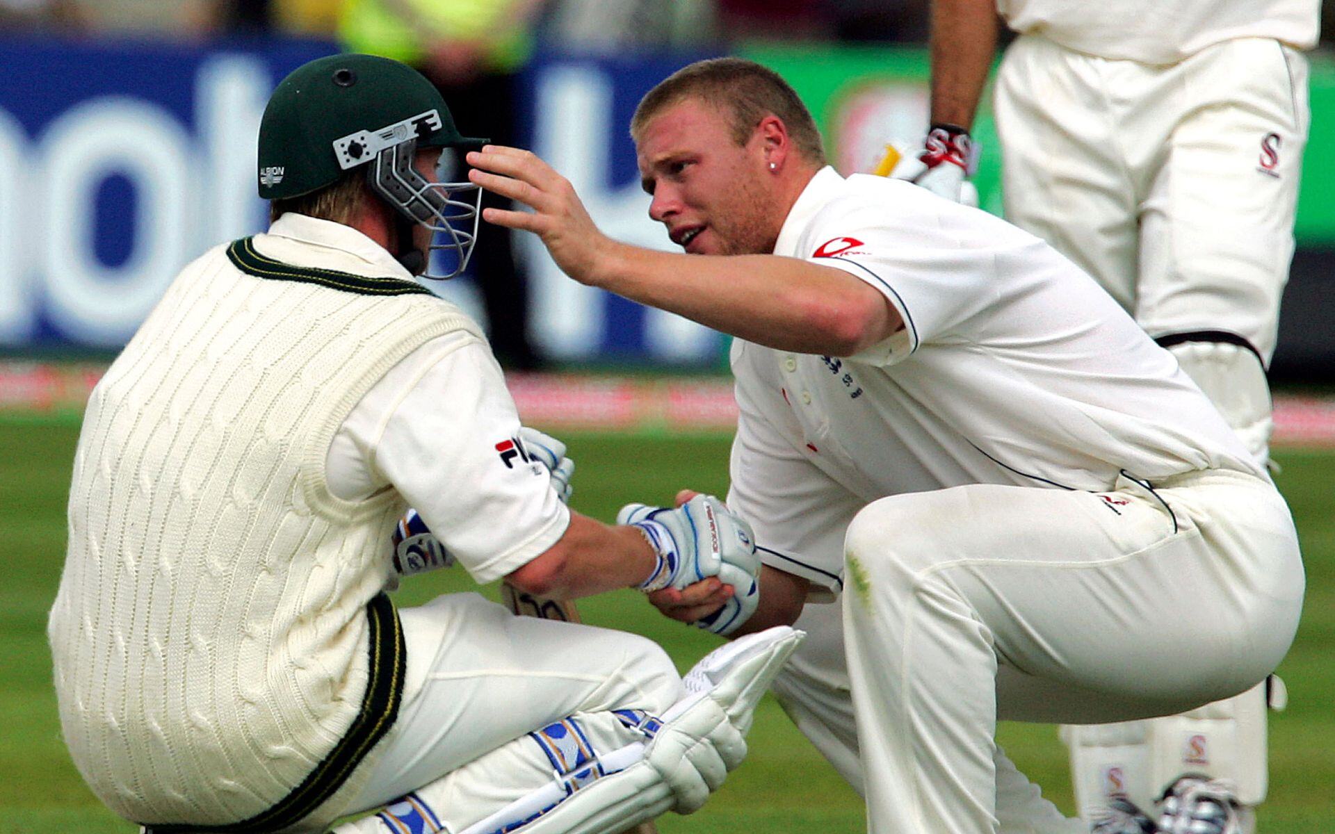 OTD In 2005: Flintoff’s Consoling Gesture To Brett Lee Became An Eternal Ashes Memory